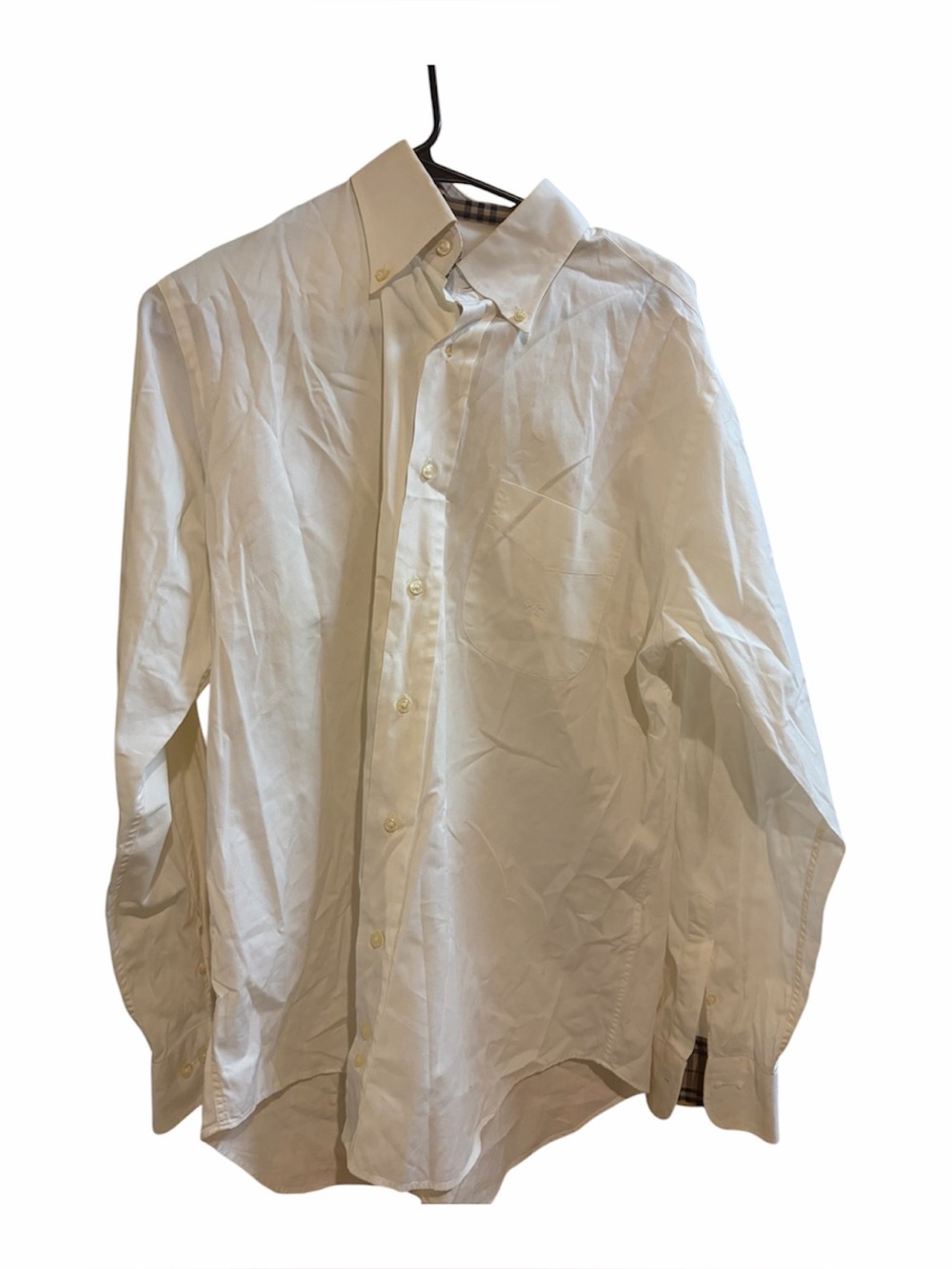 Burberry White Men's Button-Down Dress Shirt